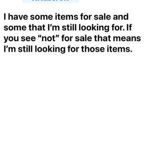 Slowly get things listed again. Thanks for your patience.